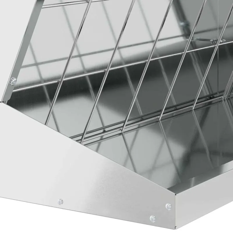 Šieno šėriklas Sidabro 71 x 33 x 70 cm Cinkuota plienas