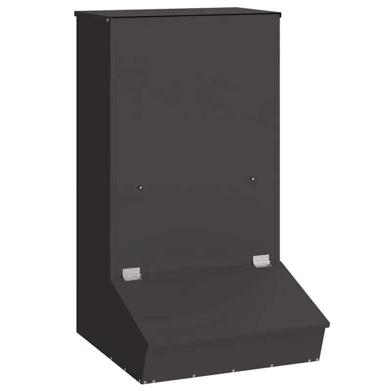 Kiaulių šėrykla Juoda 55 x 51 x 91,5 cm Šaltai valcuita plienas