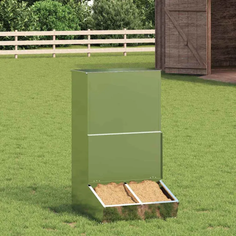 Kiaulių šėrykla Sidabro 55 x 51 x 91,5 cm Cinkuota plienas