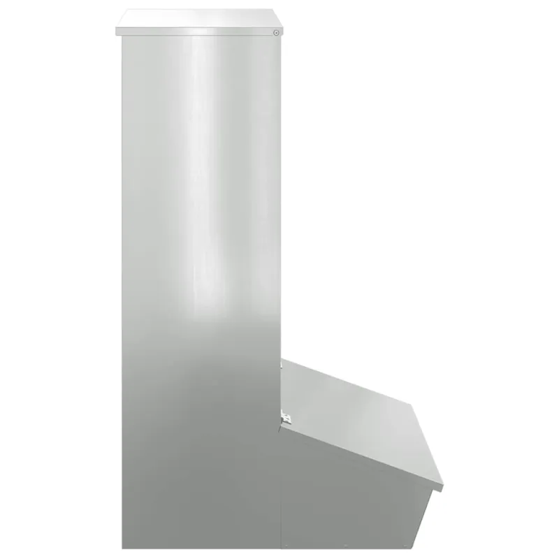 Kiaulių šėrykla Sidabro 55 x 51 x 91,5 cm Cinkuota plienas