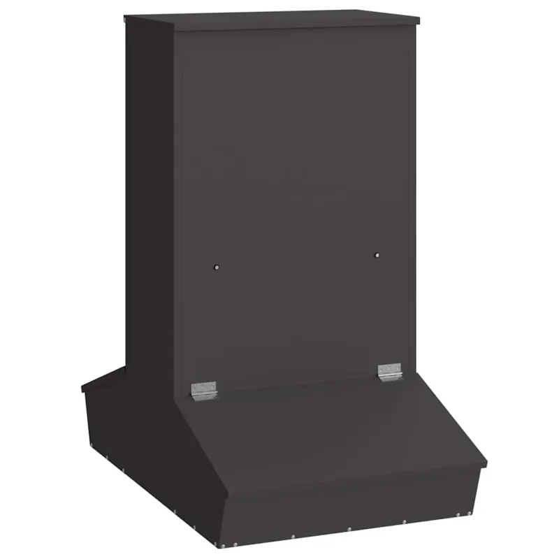 Kiaulių šėrykla Juoda 82 x 51 x 91,5 cm Šaltai valcuita plienas