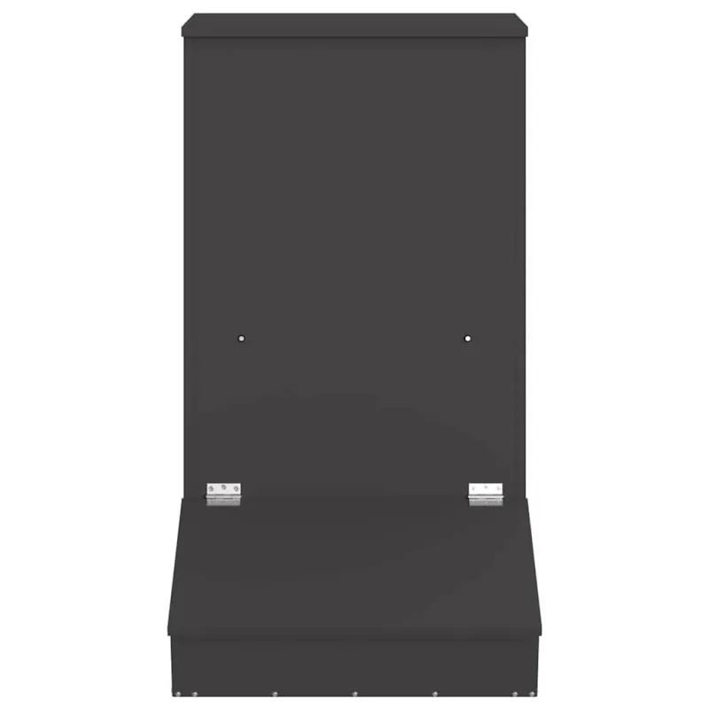 Kiaulių šėrykla Juoda 82 x 51 x 91,5 cm Šaltai valcuita plienas
