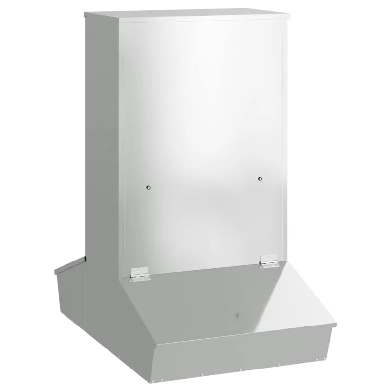 Kiaulių šėrykla Sidabro 82 x 51 x 91,5 cm Cinkuota plienas