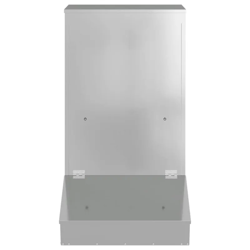Kiaulių šėrykla Sidabro 82 x 51 x 91,5 cm Cinkuota plienas