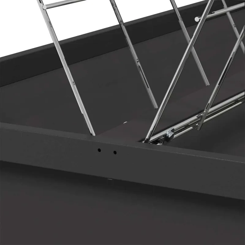 Gyvulių šėriklas Juoda 100 x 60 x 90 cm Šaltai valcuita plienas