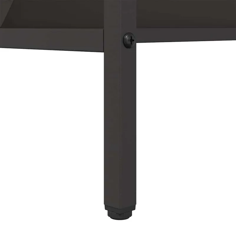 Gyvulių šėriklas Juoda 100 x 60 x 90 cm Šaltai valcuita plienas