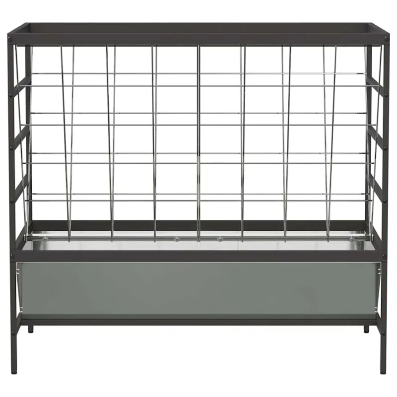 Gyvulių šėriklas Sidabro 100 x 60 x 90 cm Cinkuota plienas