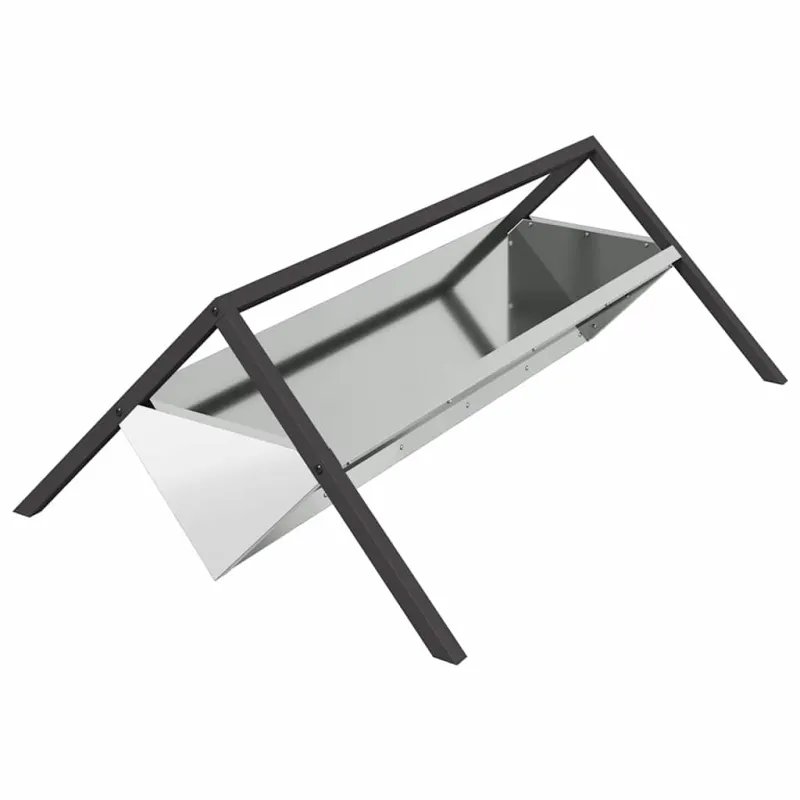 Gyvulių pašarų lova Sidabro 111 x 76 x 38 cm Cinkuota plienas