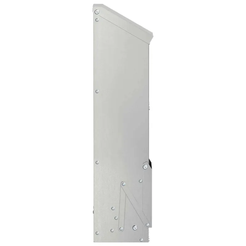 Vištų lesykla Sidabro 13 x 12 x 51 cm Cinkuota plienas