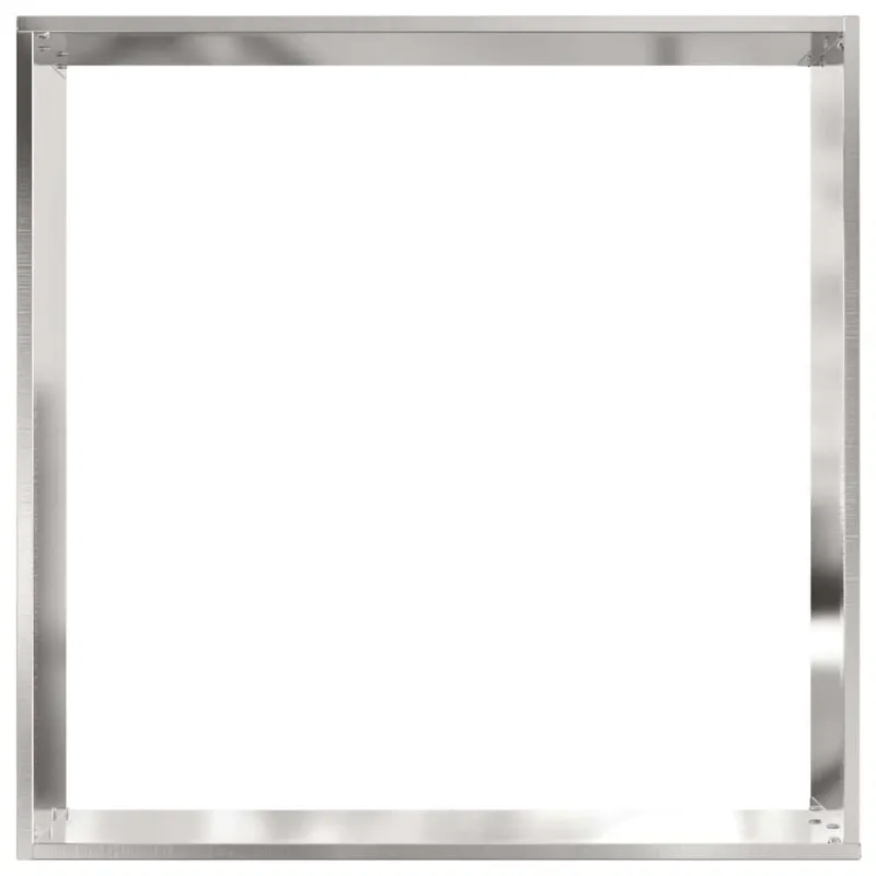 Vejo kraštas Sidabro 50 x 50 x 13 cm Nerūdijantis Plienas