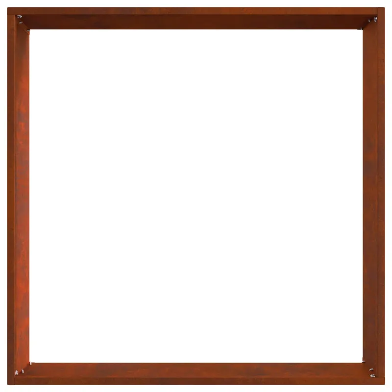 Vejo kraštas 6 pcs Rūdijanti 50 x 50 x 13 cm