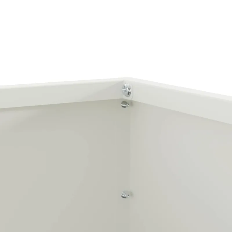 Vejo kraštas 6 pcs Balta 60 x 60 x 13 cm Plienas