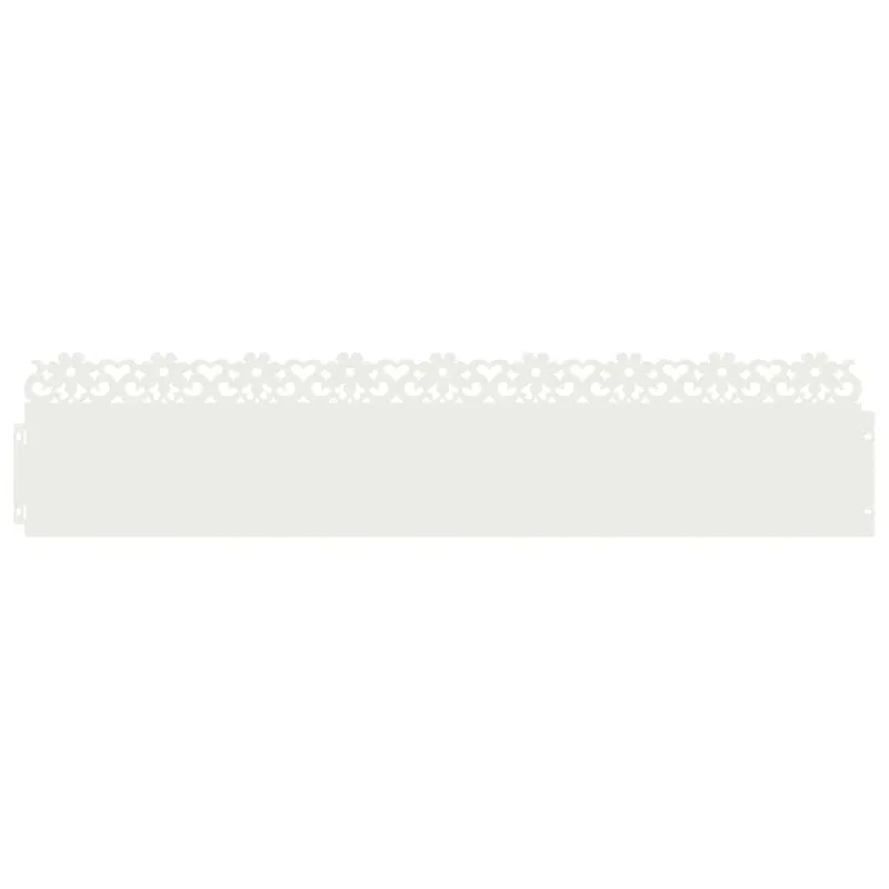 Vejos borteliai 20 pcs Balta 103 x 0,05 x 22 cm Plienas