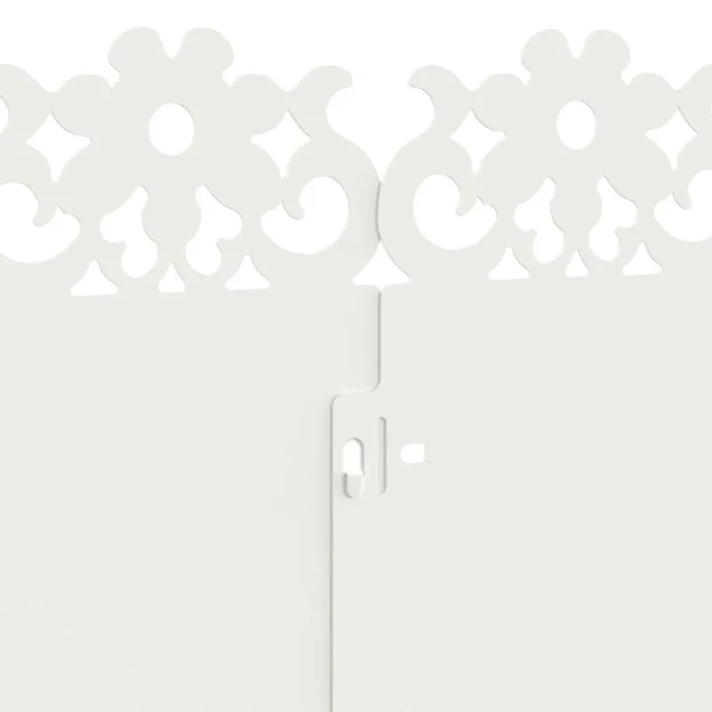 Vejos borteliai 30 pcs Balta 103 x 0,05 x 22 cm Plienas