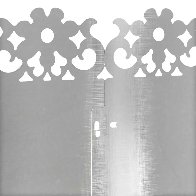 Vejos borteliai 10 pcs Sidabro 103 x 0,05 x 22 cm