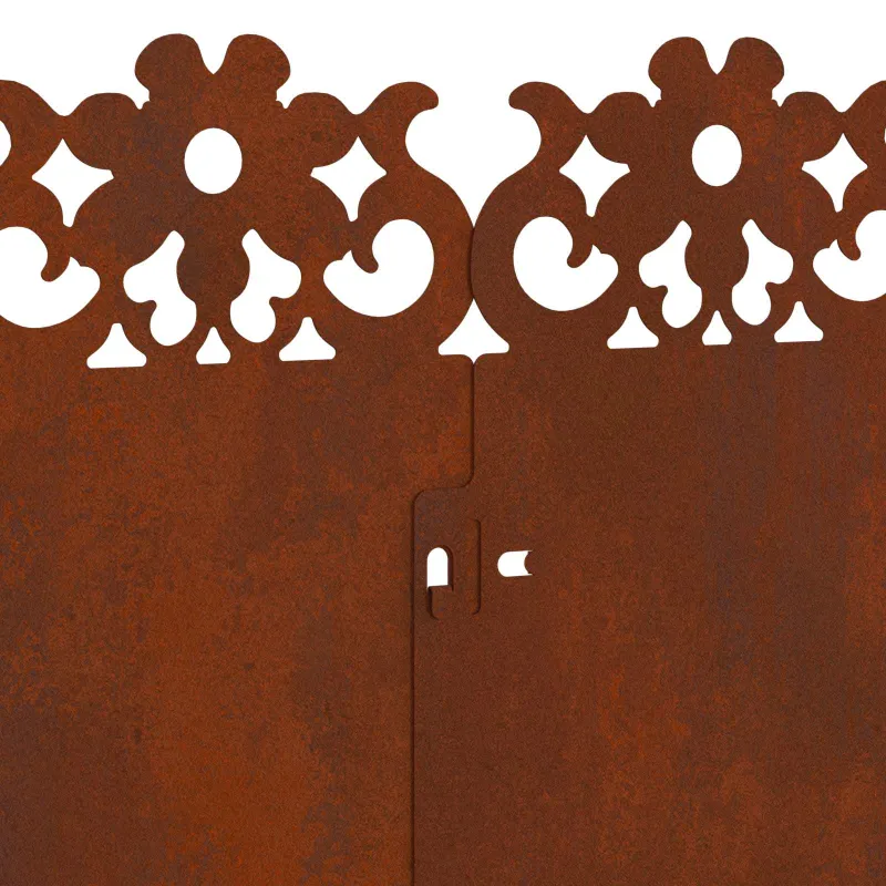 Vejos borteliai 20 pcs Rūdijanti 103 x 0,05 x 22 cm