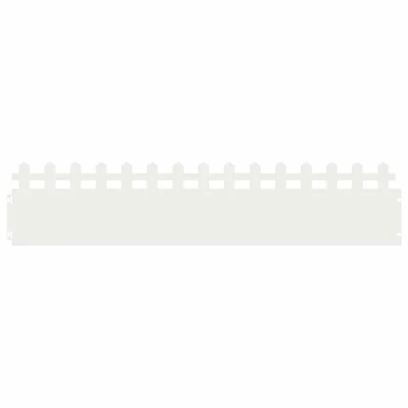 Vejos borteliai 10 pcs Balta 103 x 0,05 x 22 cm Plienas