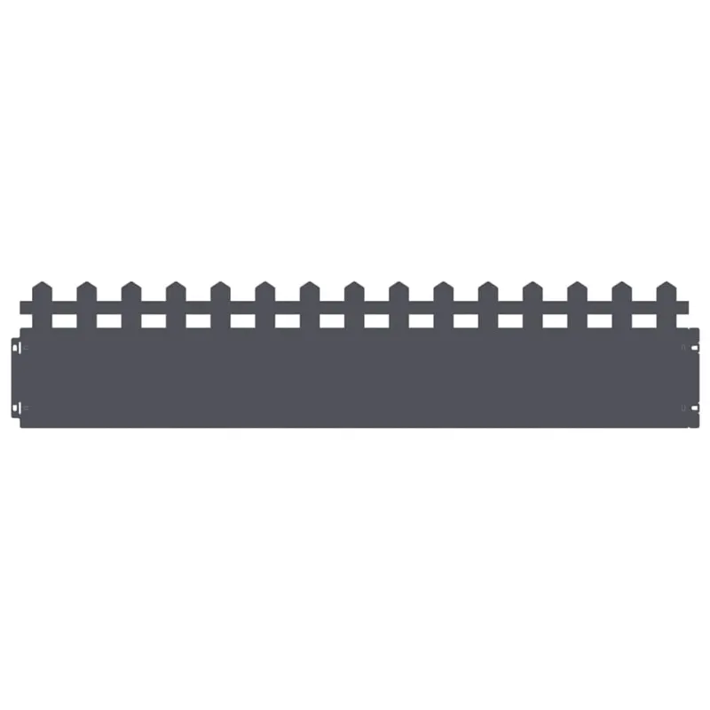 Vejos borteliai 30 pcs Antracitas 103 x 0,05 x 22 cm Plienas