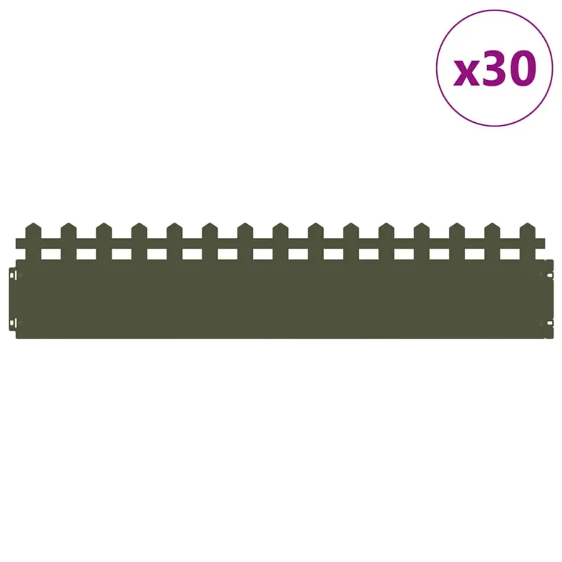 Vejos borteliai 30 pcs Alyvuogių žalia 103 x 0,05 x 22 cm