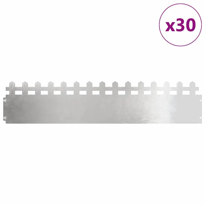 Vejos borteliai 30 pcs Sidabro 103 x 0,05 x 22 cm