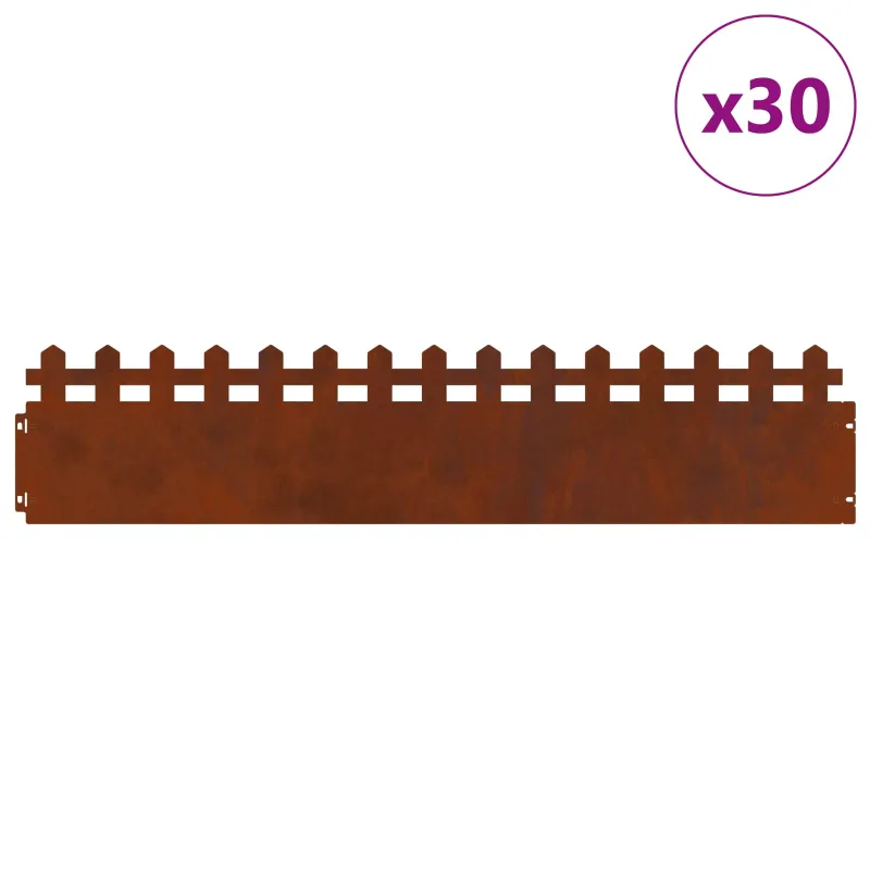 Vejos borteliai 30 pcs Rūdijanti 103 x 0,05 x 22 cm