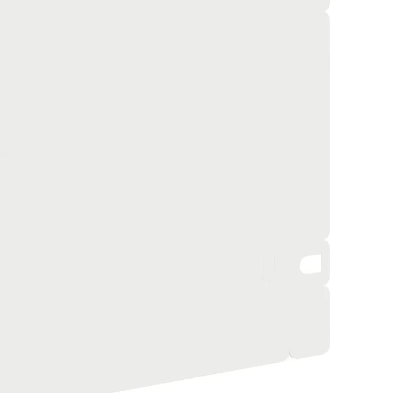 Vejos borteliai 10 pcs Balta 103 x 0,05 x 22 cm Plienas