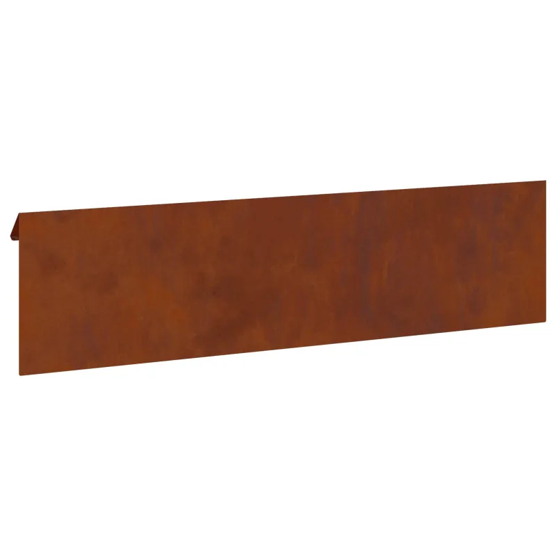 Sraigių tvora 4 pcs Rūdijanti 100 x 3,5 x 25 cm