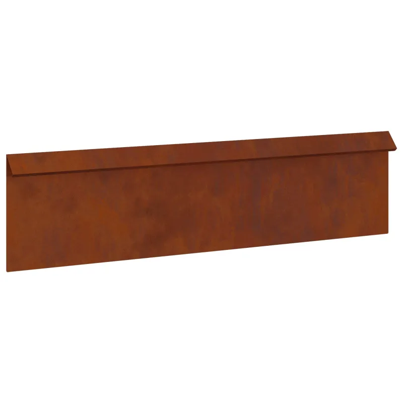 Sraigių tvora 16 pcs Rūdijanti 100 x 3,5 x 25 cm