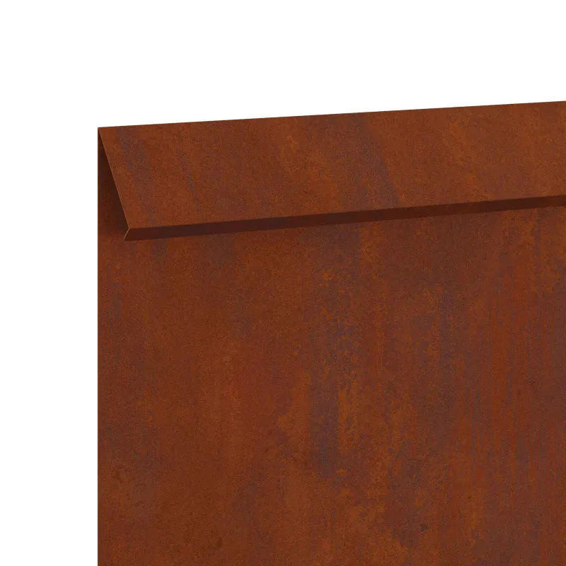 Sraigių tvora 16 pcs Rūdijanti 100 x 3,5 x 25 cm