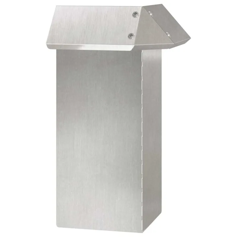 Sraigių tvora Sidabro 13,5 x 13,5 x 25 cm Nerūdijantis Plienas