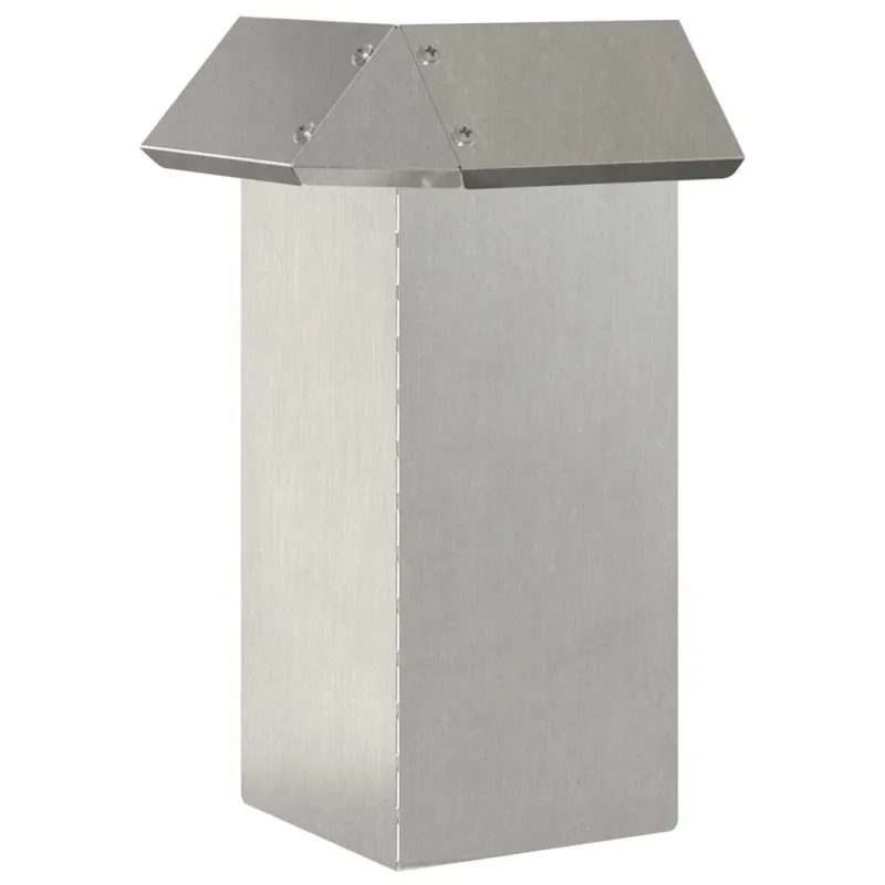Sraigių tvora Sidabro 13,5 x 13,5 x 25 cm Nerūdijantis Plienas