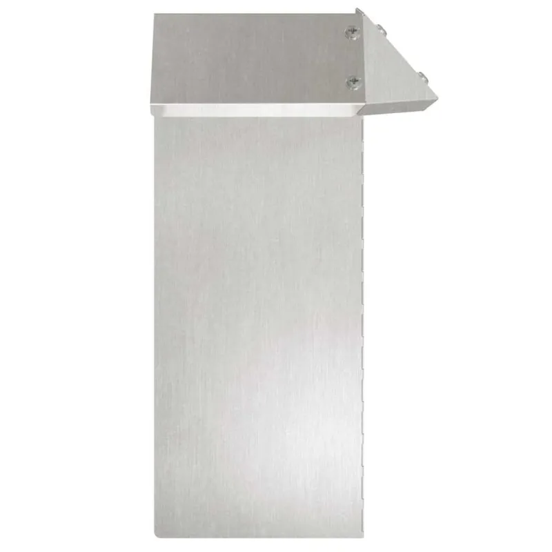 Sraigių tvora 4 pcs Sidabro 13,5 x 13,5 x 25 cm