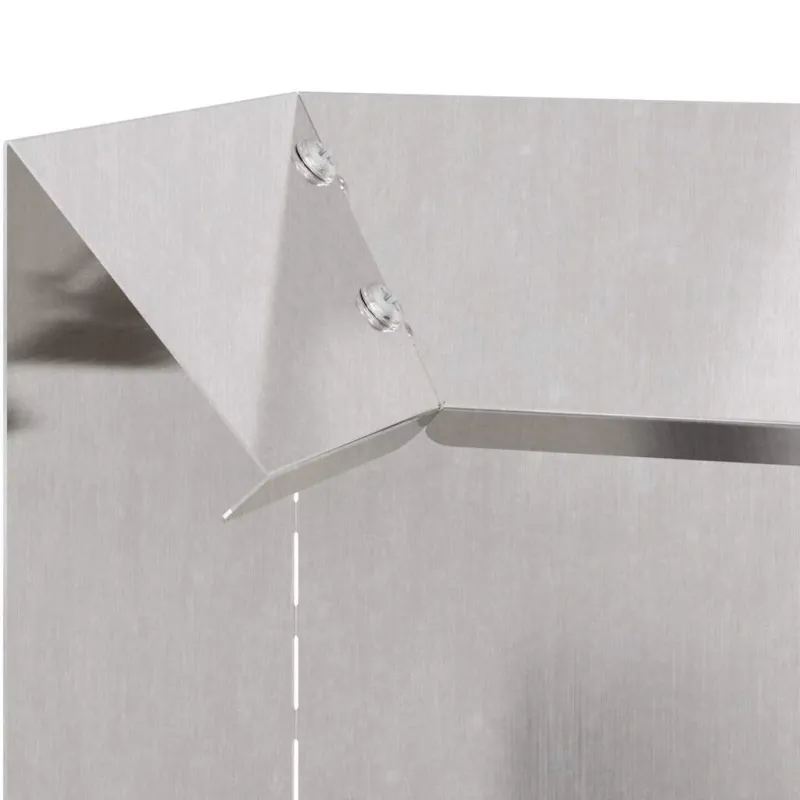 Sraigių tvora 4 pcs Sidabro 10 x 10 x 25 cm