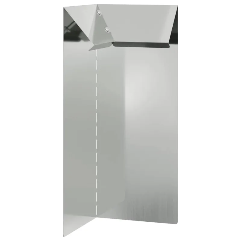 Sraigių tvora Sidabro 10 x 10 x 25 cm Cinkuota plienas