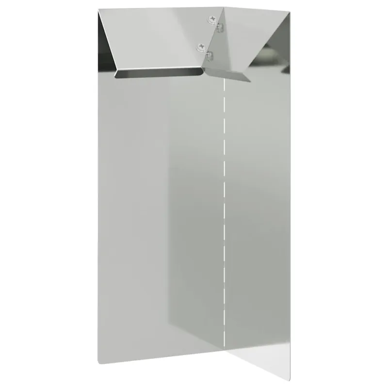 Sraigių tvora Sidabro 10 x 10 x 25 cm Cinkuota plienas