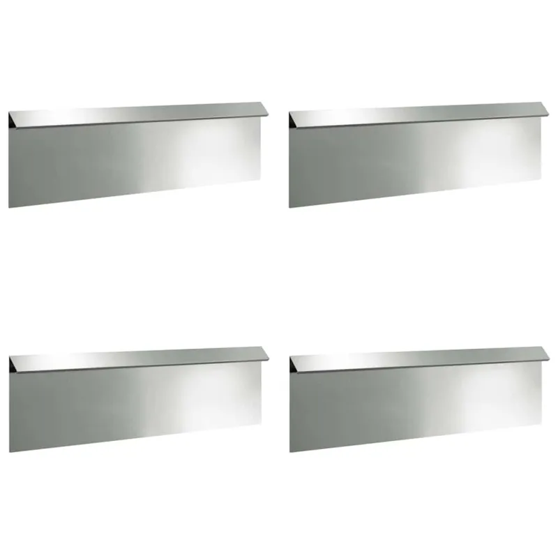 Sraigių tvoros 8 pcs Sidabro Cinkuota plienas