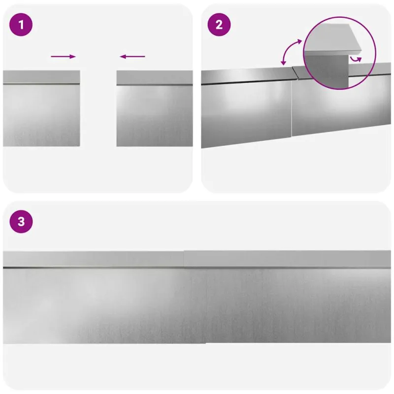 Sraigių tvoros 8 pcs Sidabro Cinkuota plienas