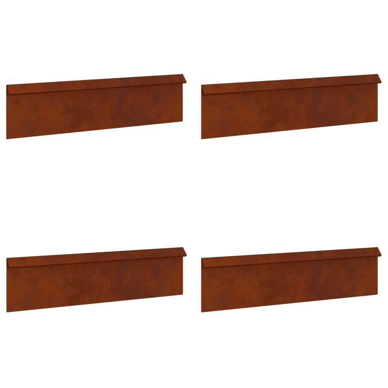 Sraigių tvoros 8 pcs Rūdijanti