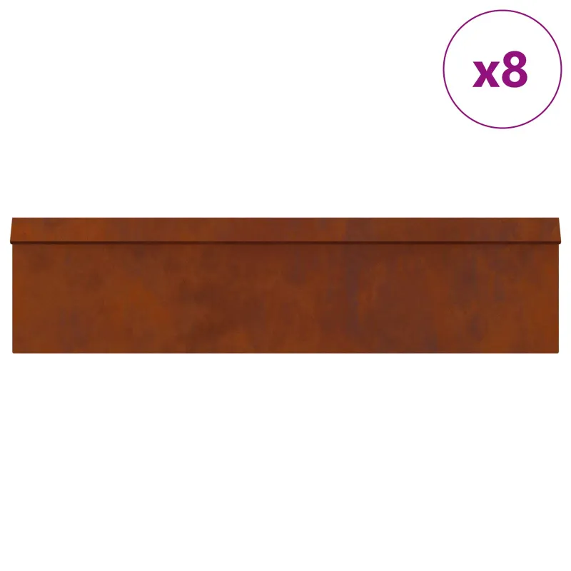 Sraigių tvoros 12 pcs Rūdijanti