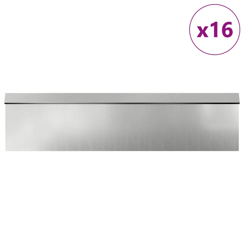 Sraigių tvoros 20 pcs Sidabro Cinkuota plienas
