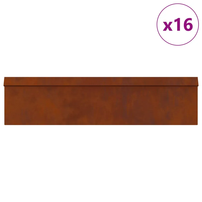 Sraigių tvoros 20 pcs Rūdijanti