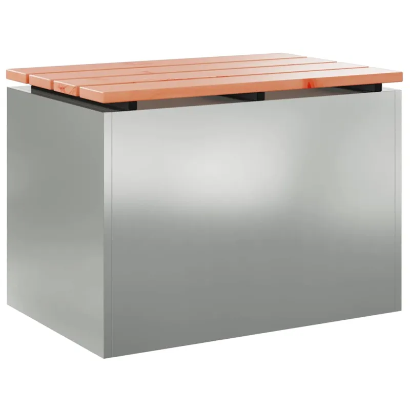 Sodo suolas Sidabro 60 x 40 x 43 cm Galvanizuotas plienas