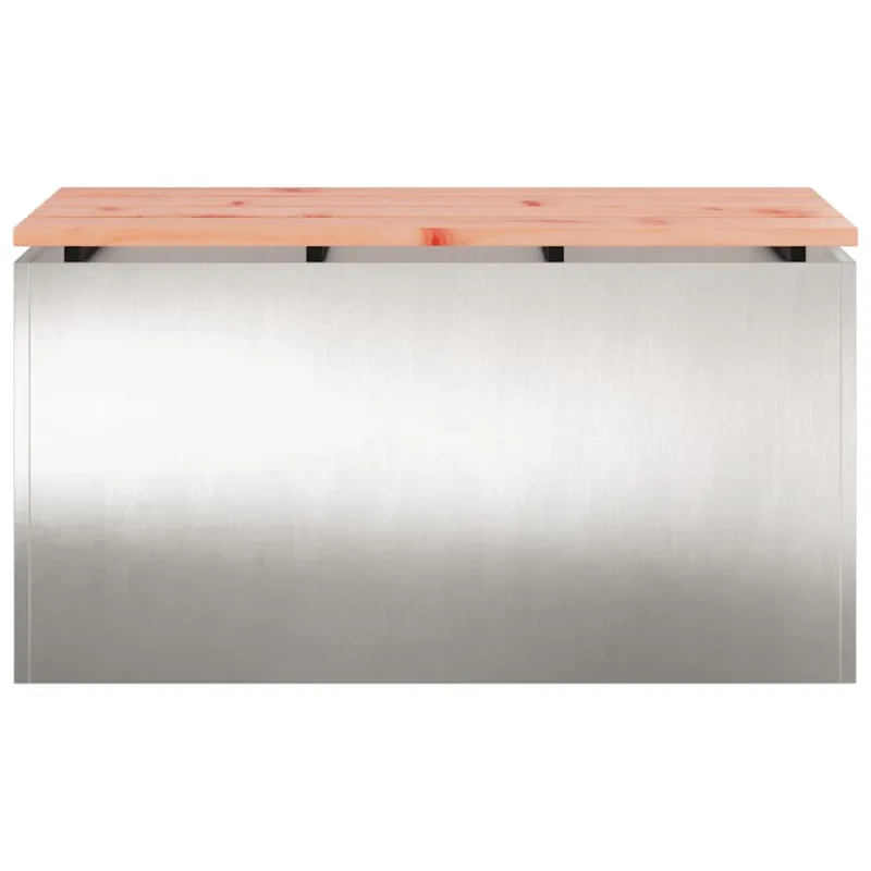 Sodo suolas Sidabro 80 x 40 x 43 cm Nerūdijantis plienas