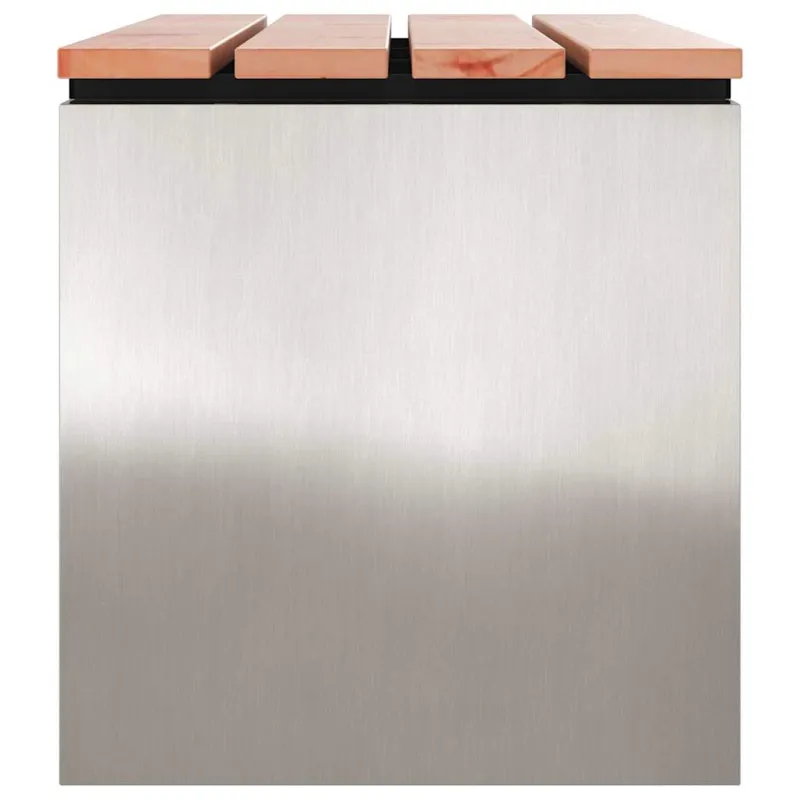 Sodo suolas Sidabro 80 x 40 x 43 cm Nerūdijantis plienas