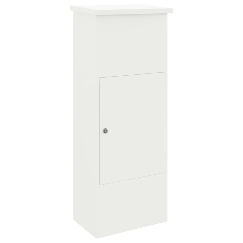 Siuntų dėžutė su saugykla Balta 44,5 x 29 x 110,5 cm Plienas