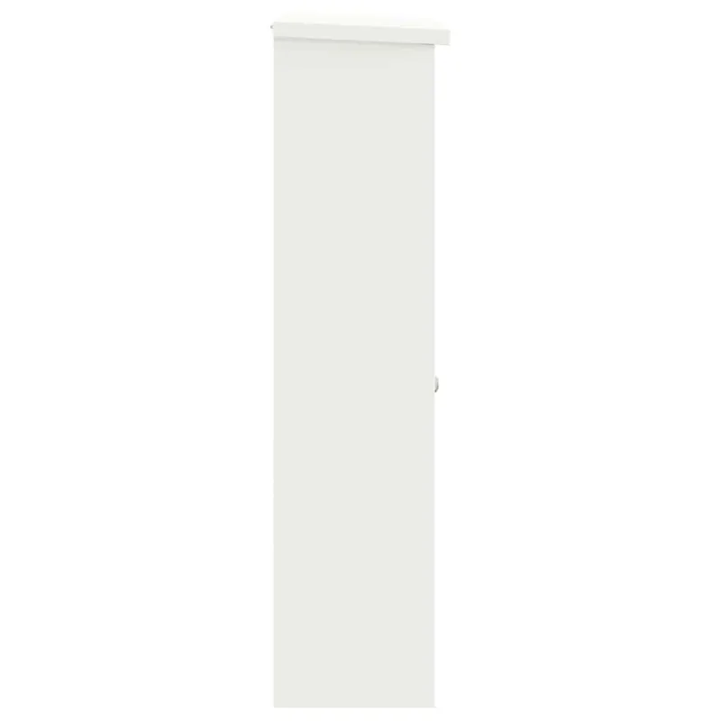 Siuntų dėžutė su saugykla Balta 44,5 x 29 x 110,5 cm Plienas