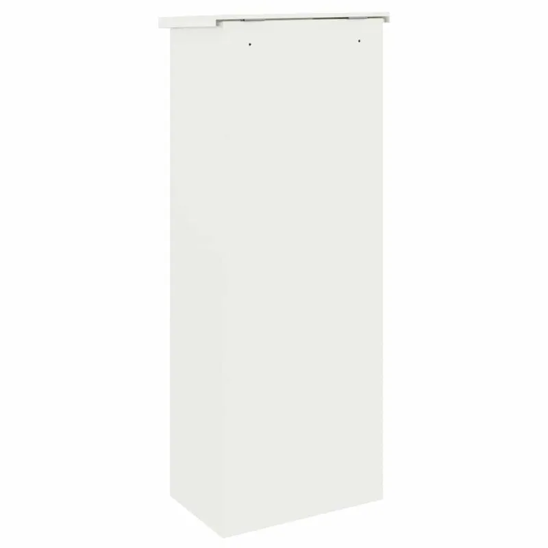Siuntų dėžutė su saugykla Balta 44,5 x 29 x 110,5 cm Plienas