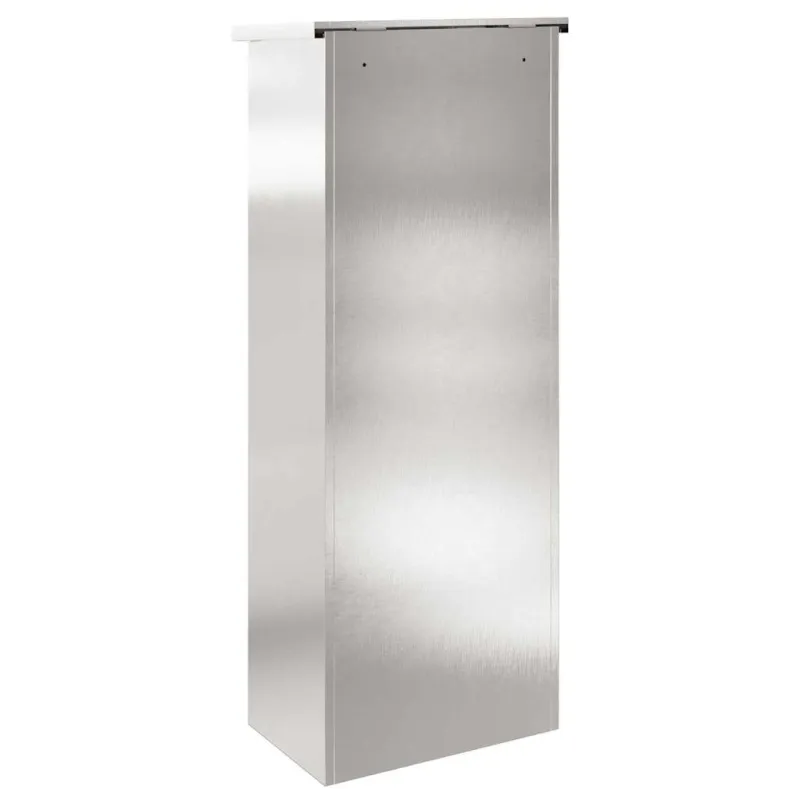 Siuntų dėžutė Sidabro 44,5 x 29 x 110,5 cm Nerūdijantis Plienas