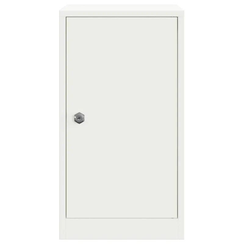 mailbox su saugykla su durimis Balta 30 x 20 x 55 cm Plienas