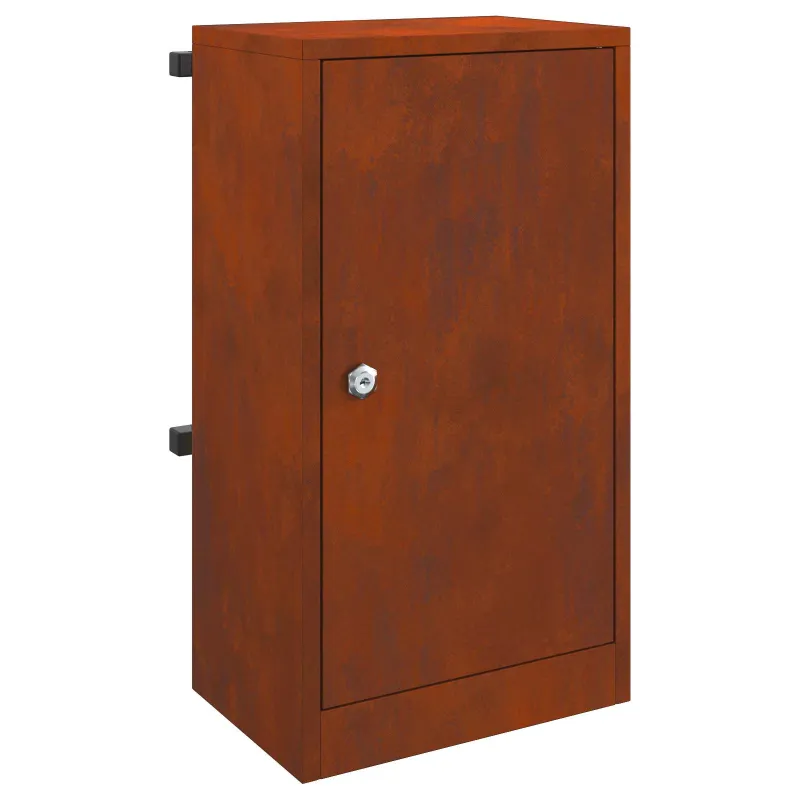 mailbox su saugykla su durimis Rūdijanti 30 x 20 x 55 cm
